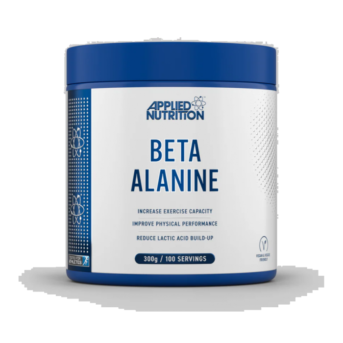 Applied Nutrition Beta Alanine Powder - Premium Pre-Workout Supplement for Muscle Endurance & Performance | Ideal for Gym, Running & High-Intensity Training