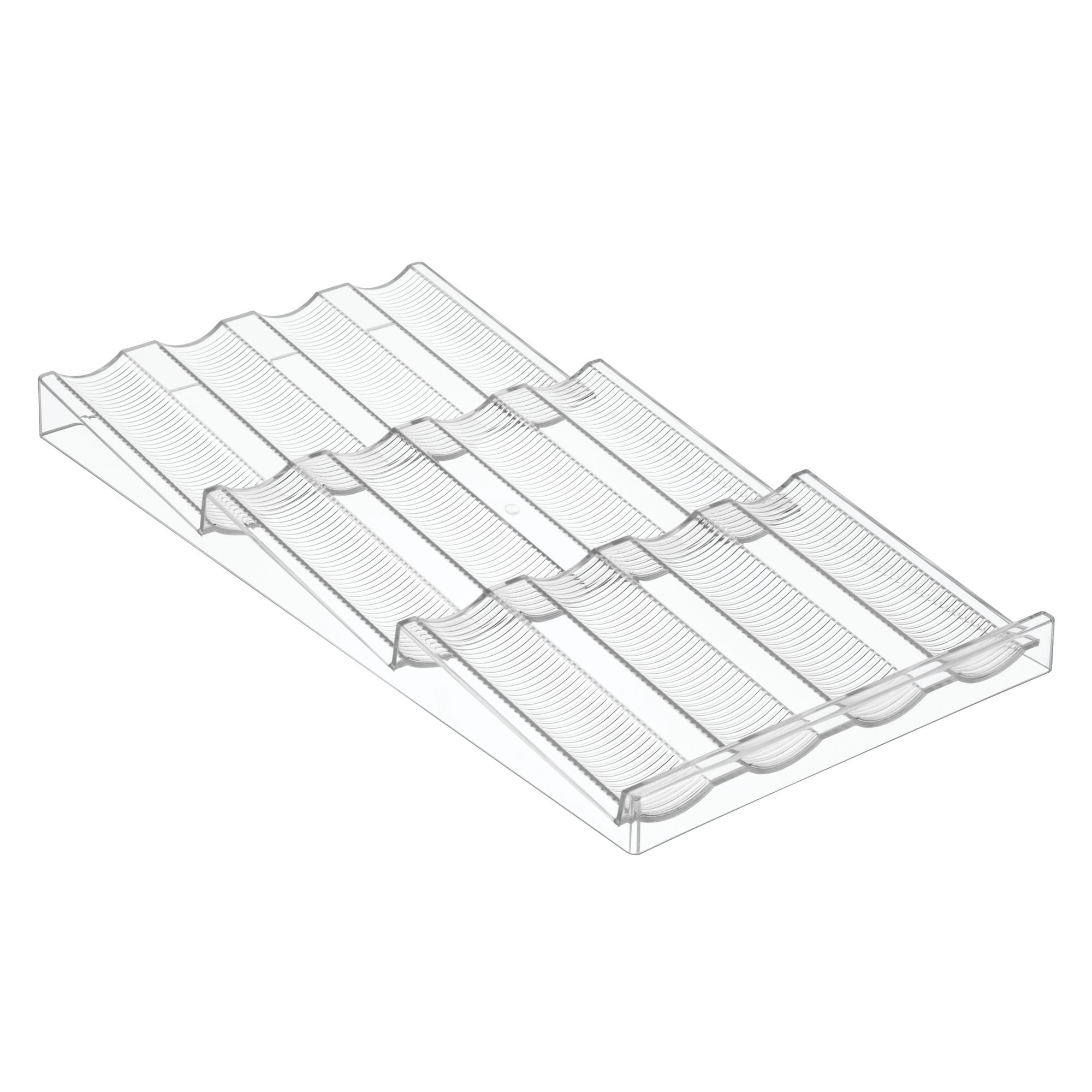 iDesign Linus Spice Rack - Clear Kitchen Drawer Organizer for Spices, Utensils & More | Perfect for Pantry, Cabinet & Countertop Storage