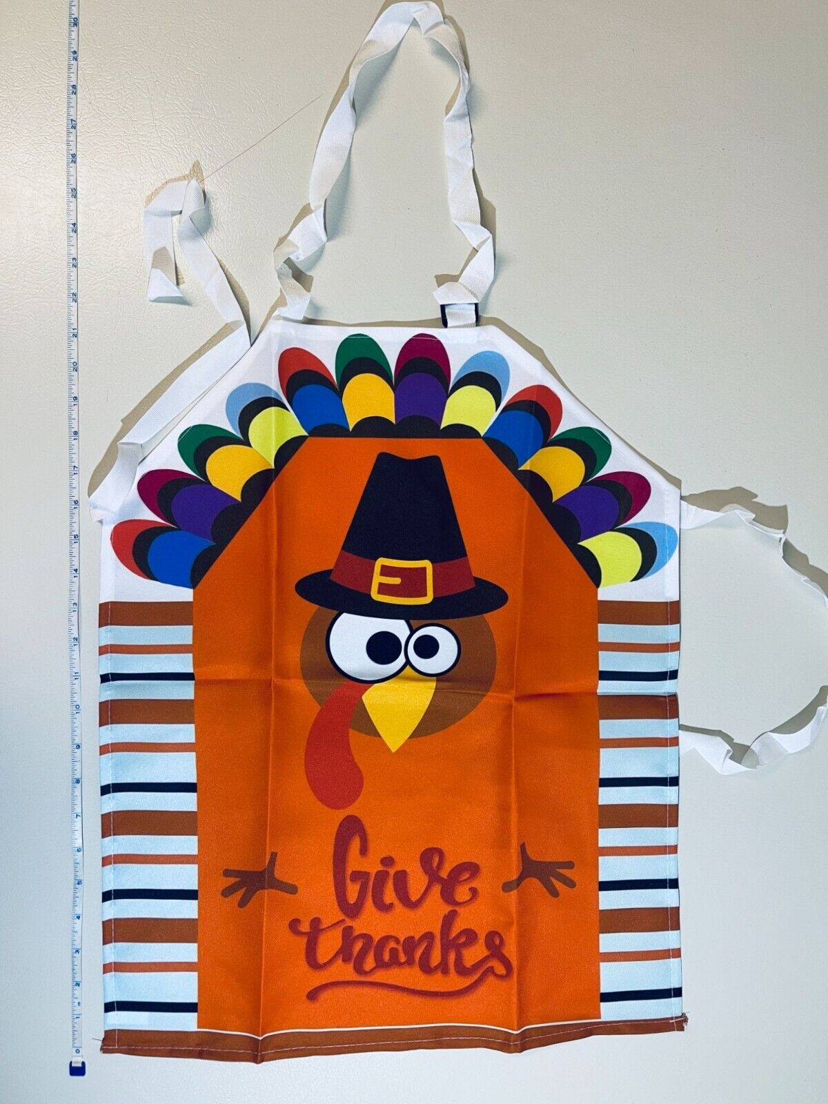 4 Pcs Kids Thanksgiving Turkey Aprons 21x17 - Festive Holiday Kitchen Fun for Cooking, Baking & Crafting - Perfect for Thanksgiving, Christmas & Family Gatherings