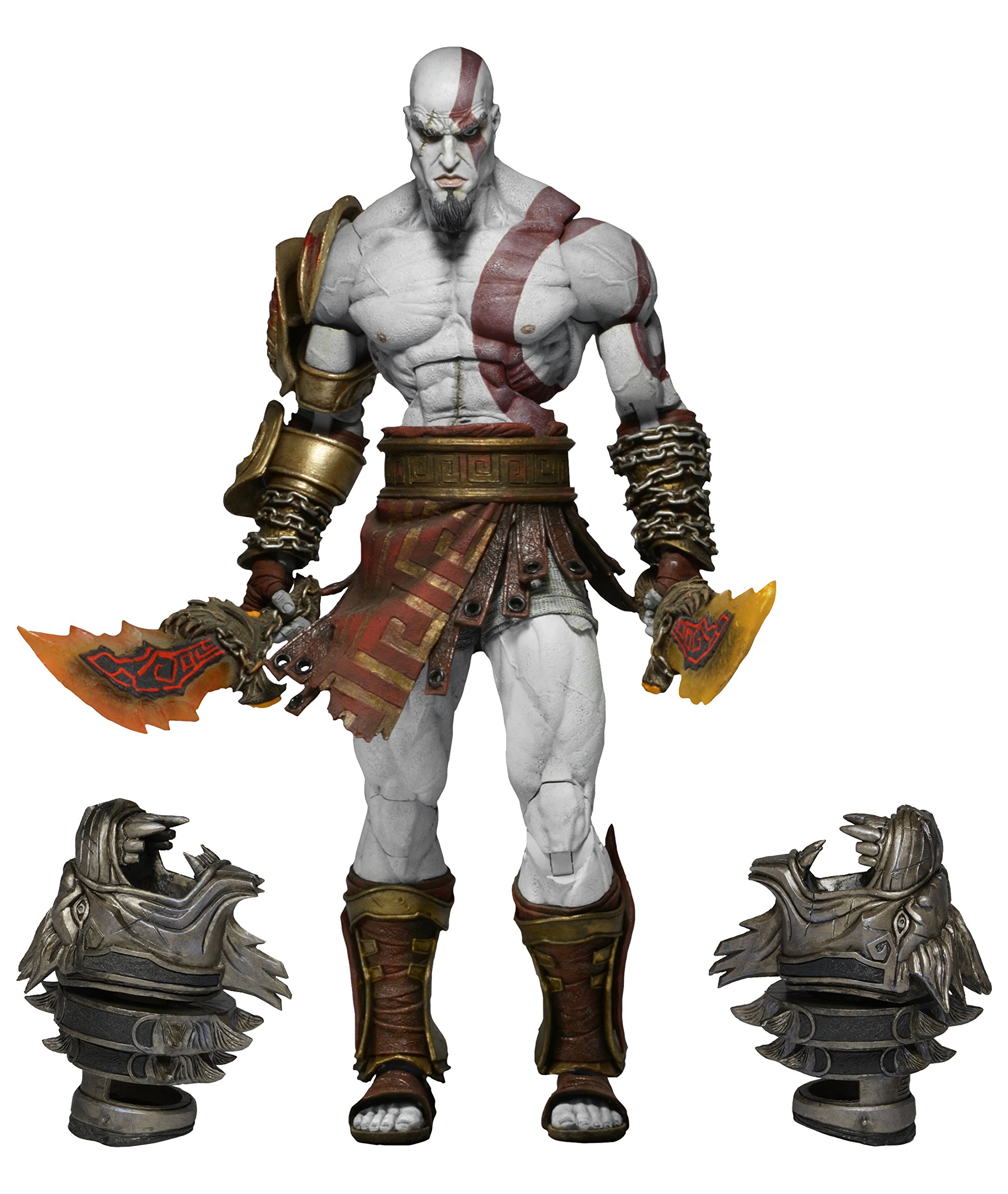 NECA God of War 3 Ultimate Kratos 7-Inch Action Figure - Highly Detailed Collectible for Gamers and Fans | Perfect for Display, Gifts, and Cosplay Inspiration