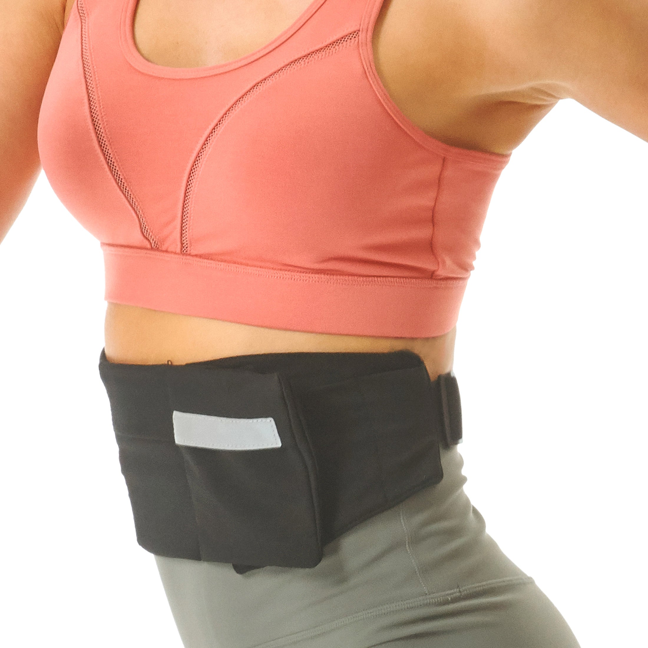 PRCTZ 2 in 1 Adjustable Waist Belt & Arm Band for Running, Gym, Hiking - Secure Phone Holder for iPhone & Android - Perfect for Fitness, Workouts & Outdoor Activities