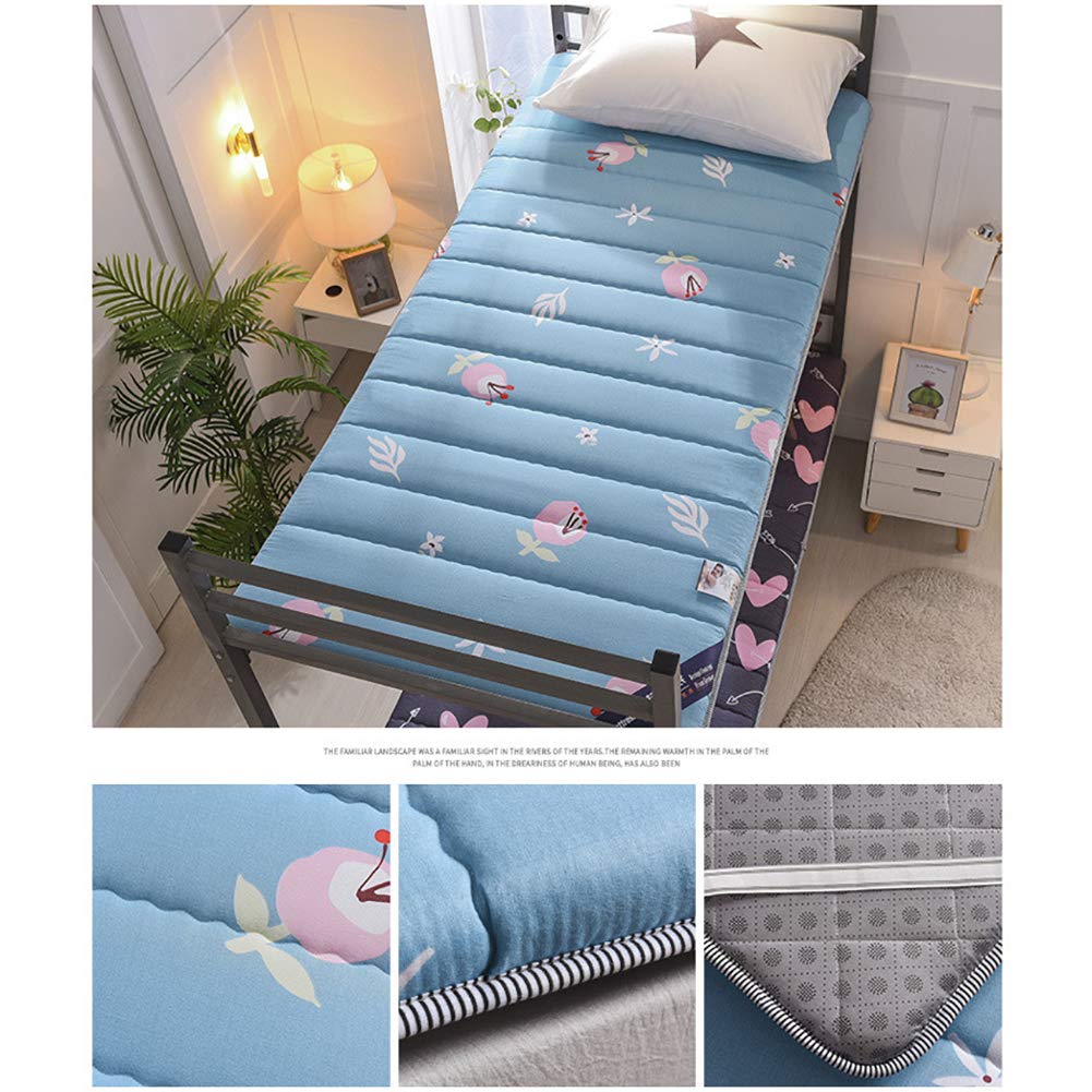 WJXBoos Foldable Non-Slip Mattress - Breathable Tatami Mattress, Thick & Soft Bed Mat for Twin Size, Skin-Friendly Futon Sleeping Pad - Perfect for Guest Beds, Dorm Rooms & Floor Sleeping