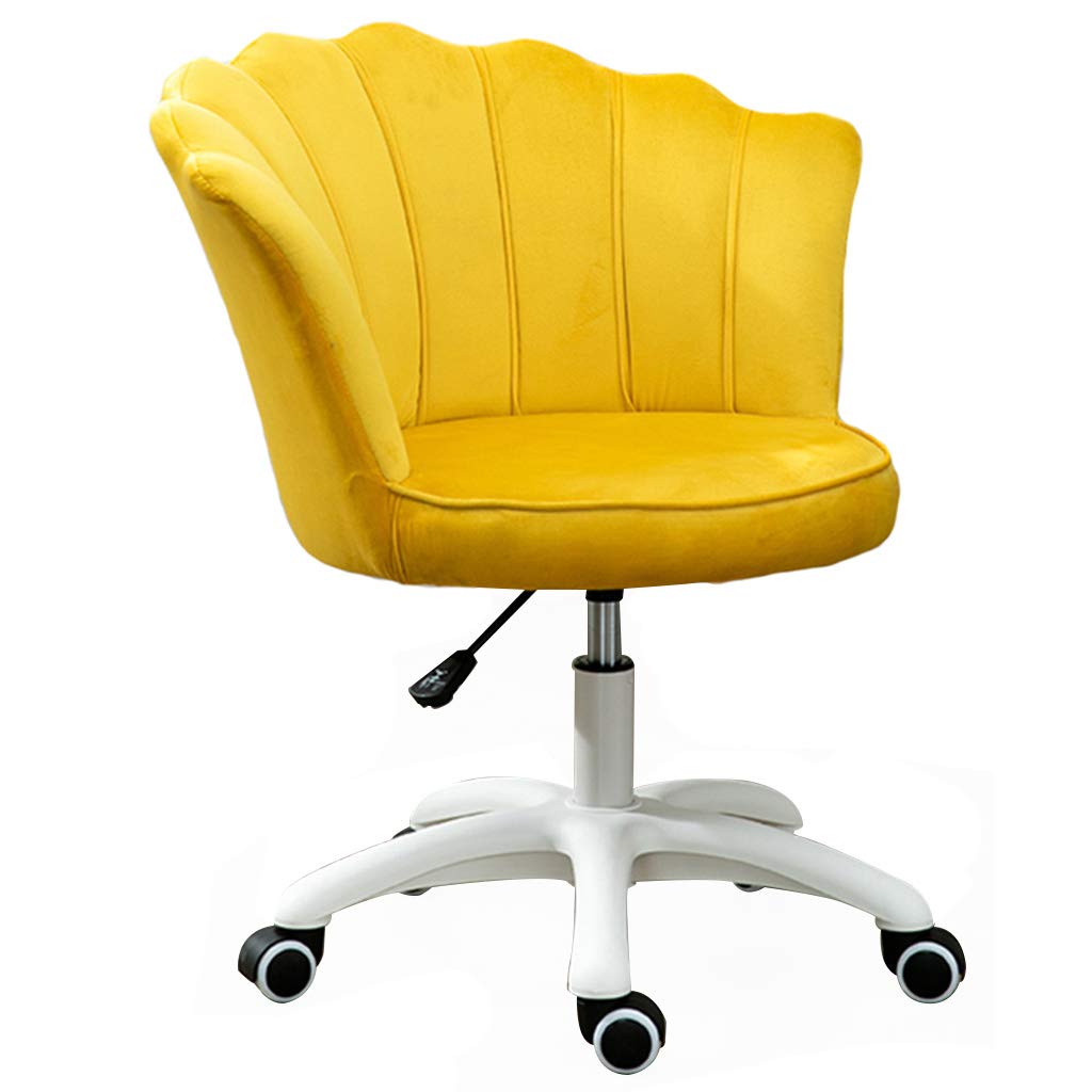 Velvet Swivel Office Chair - Ergonomic Adjustable Computer Desk Chair with Lift Function, Modern Vanity & Leisure Chair for Home Office, Living Room, Study | Perfect for Work, Gaming & Relaxation