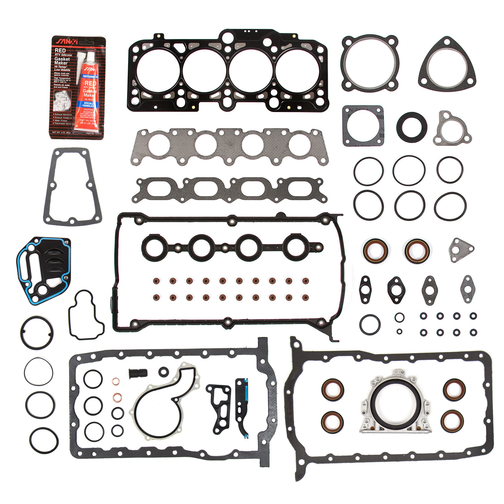 MA-4216921436 Full Gasket Set Compatible with Audi A4 TT Quattro, VW Beetle Jetta Passat 1.8T Turbo Engine - Perfect for Engine Repair & Maintenance