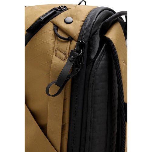 Peak Design 45L Travel Backpack - Durable Coyote Color for Adventure Travel, Hiking & Business Trips - Waterproof Carry-On Backpack with Laptop Compartment