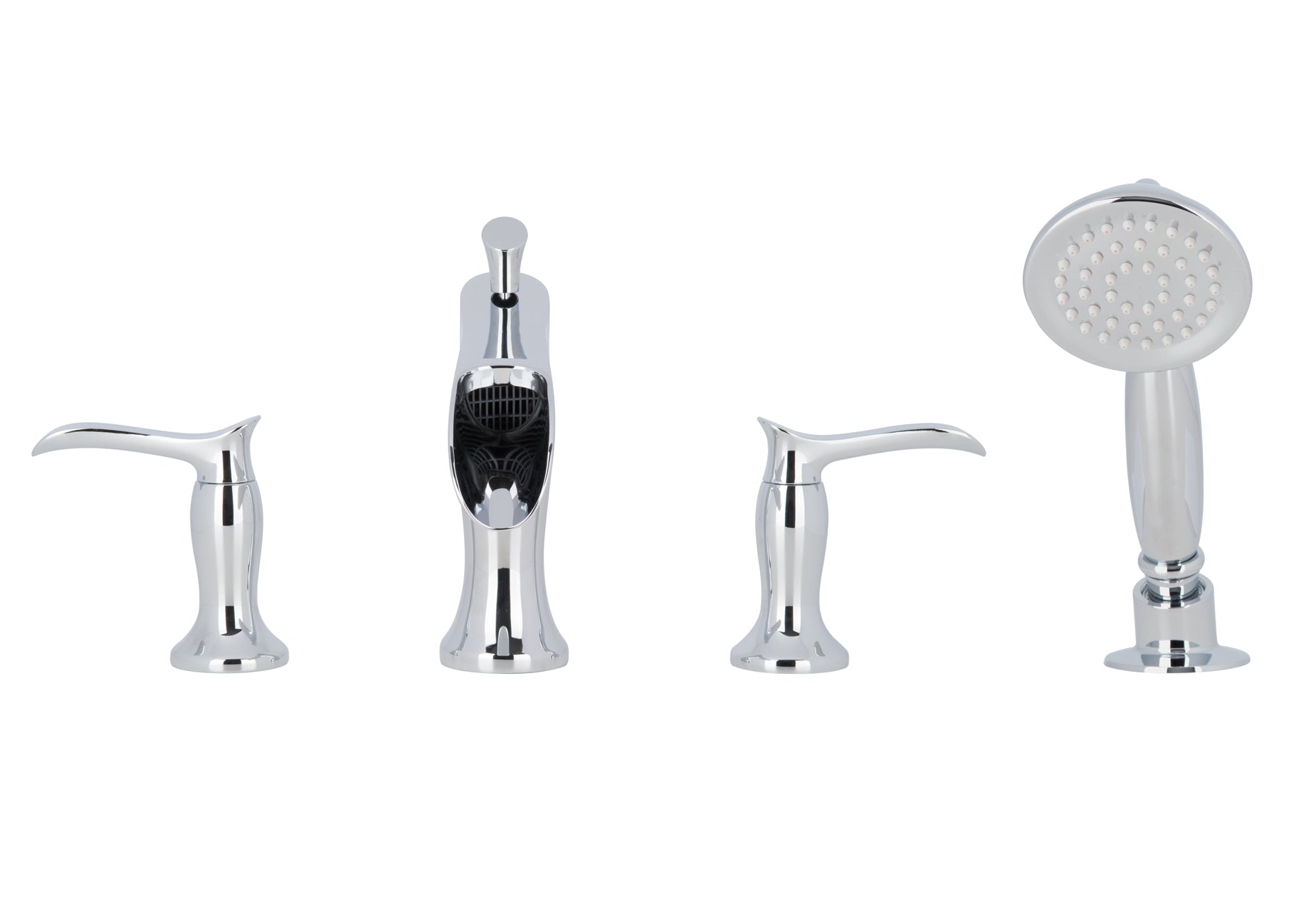 Eleganzia Series Roman Tub Chrome Bathroom Faucet - Luxury Vintage Style Bathtub Spout for Classic & Modern Bathrooms | Perfect for Spa, Master Bath, and Hotel Renovations
