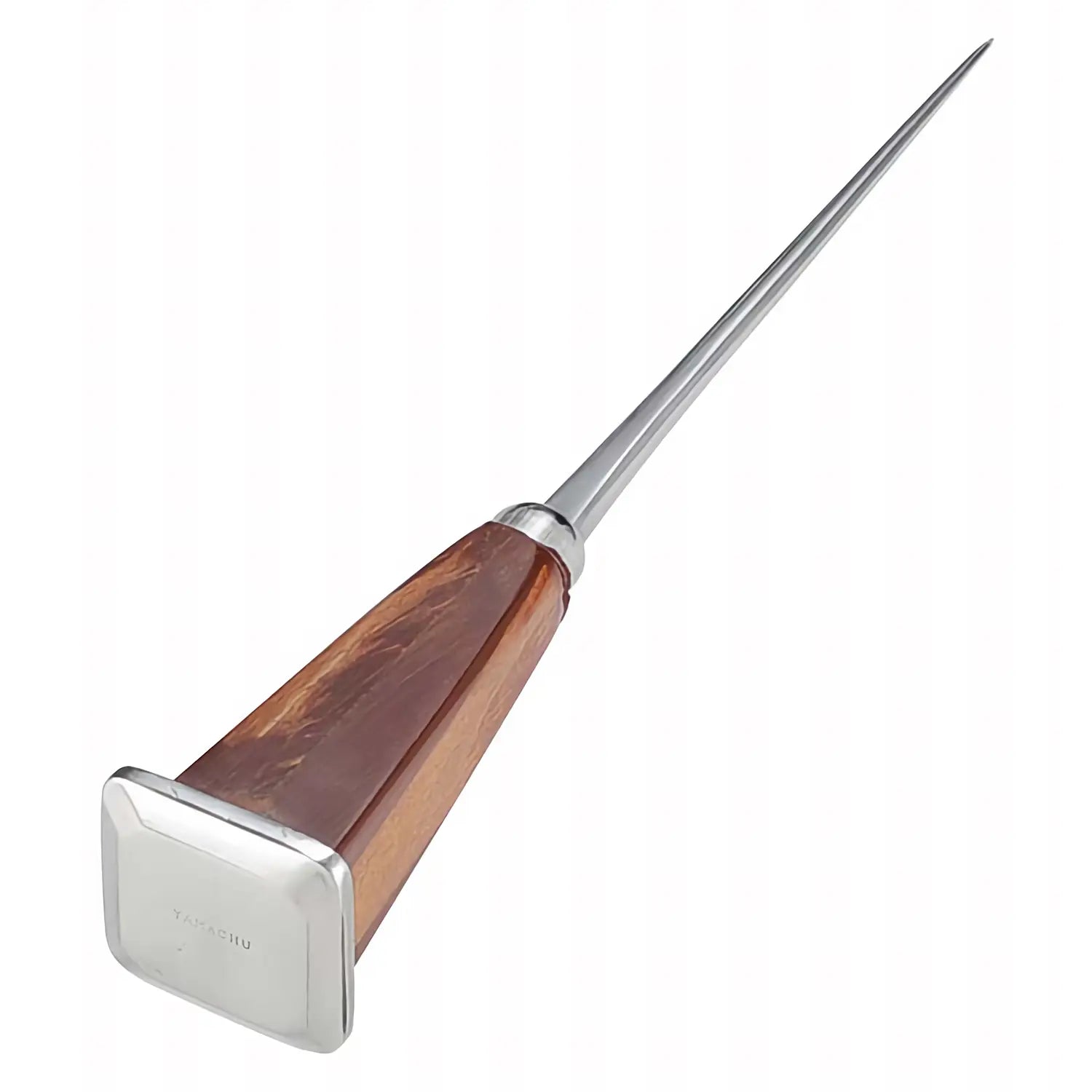 Premium Stainless Steel Ice Pick with Square Handle - Heavy Duty Bar Tool for Crushing Ice, Cocktail Making, and Kitchen Use - Perfect for Bartenders, Home Bars, and Restaurants