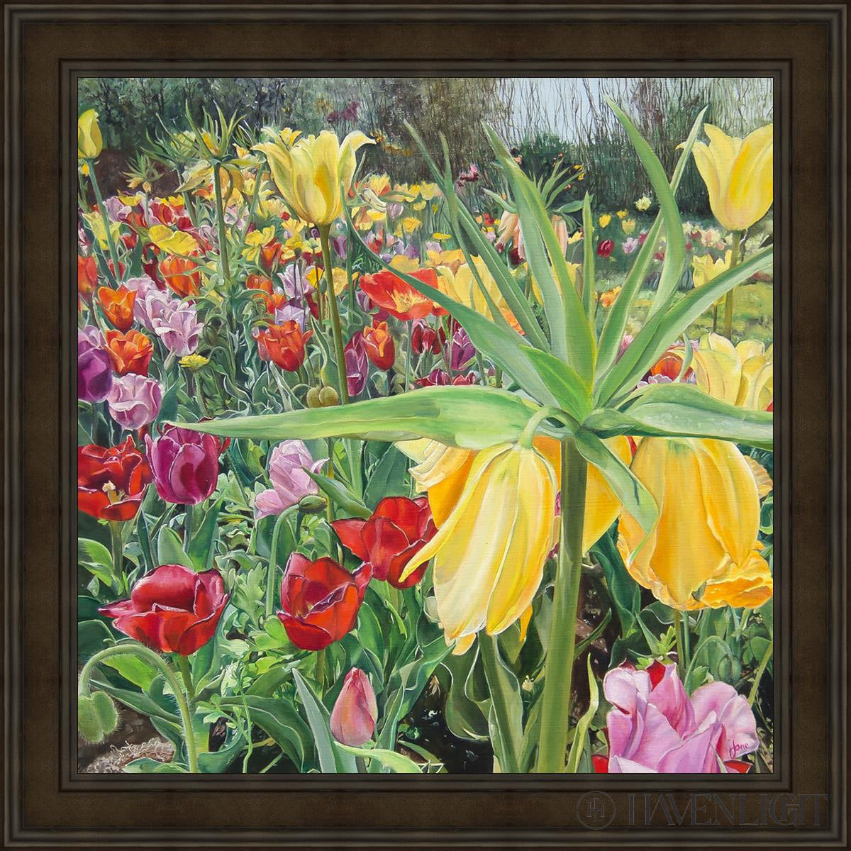 Carousel Tulips By Nila Jane Autry - Beautiful Artificial Silk Tulip Flowers for Home Decor, Wedding Centerpieces, and Spring Table Arrangements