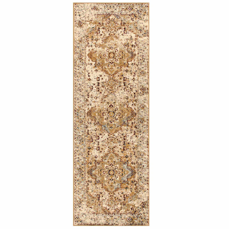 Stylish Nysa Floral Geometric Diamond Pattern Indoor Area Rug - Perfect for Living Room, Bedroom, and Home Decor