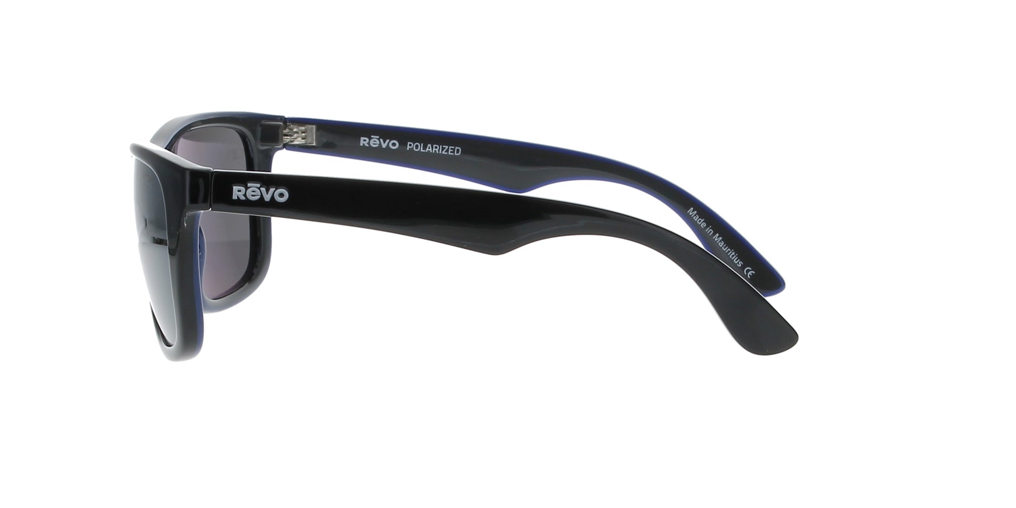 Revo Polarized Otis Sunglasses for Men & Women - Black & Blue Lens UV Protection - Perfect for Driving, Fishing & Outdoor Activities