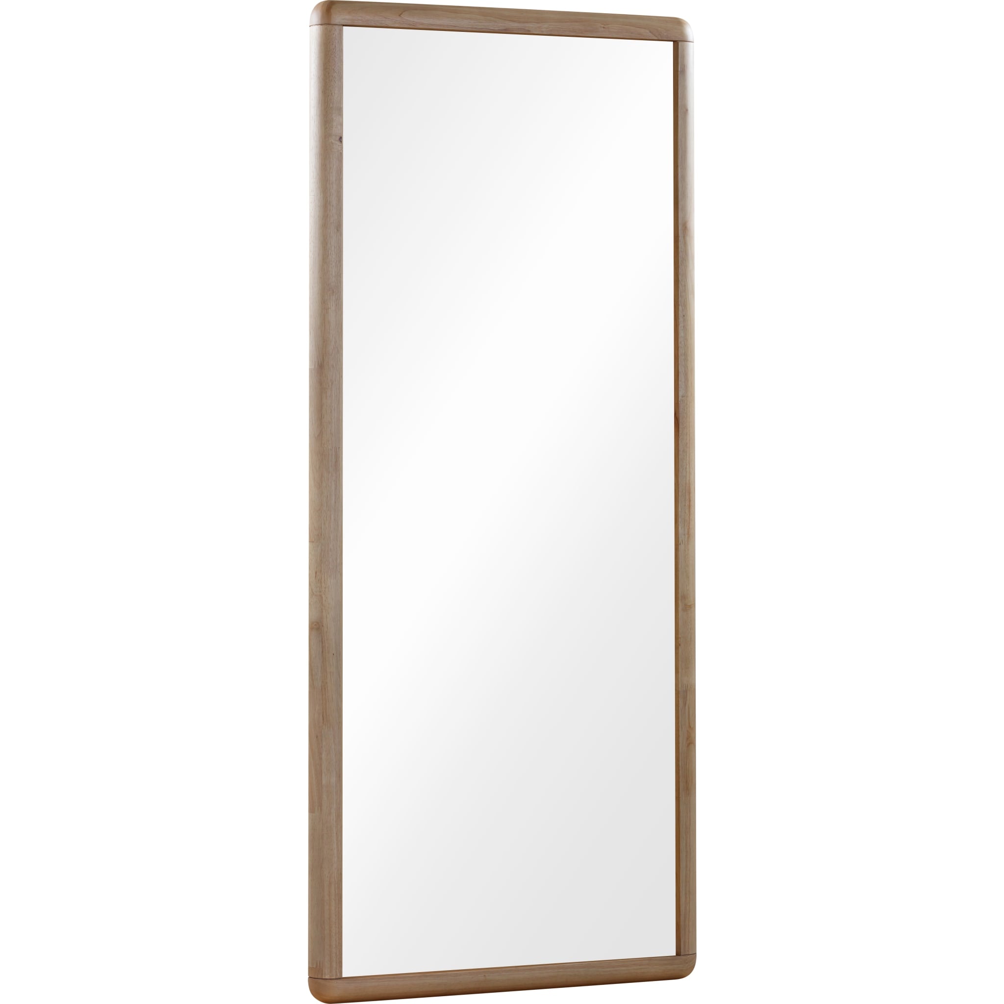 Full-Length Furano Floor Mirror in Warm Ginger - Elegant Freestanding Mirror for Bedroom, Living Room, and Dressing Area