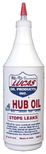 Lucas Oil 10088 Hub Oil - 1 Gallon (4 Pack) | High-Performance Lubricant for Wheel Bearings & Heavy-Duty Vehicles | Ideal for Trucks, Trailers & Agricultural Equipment
