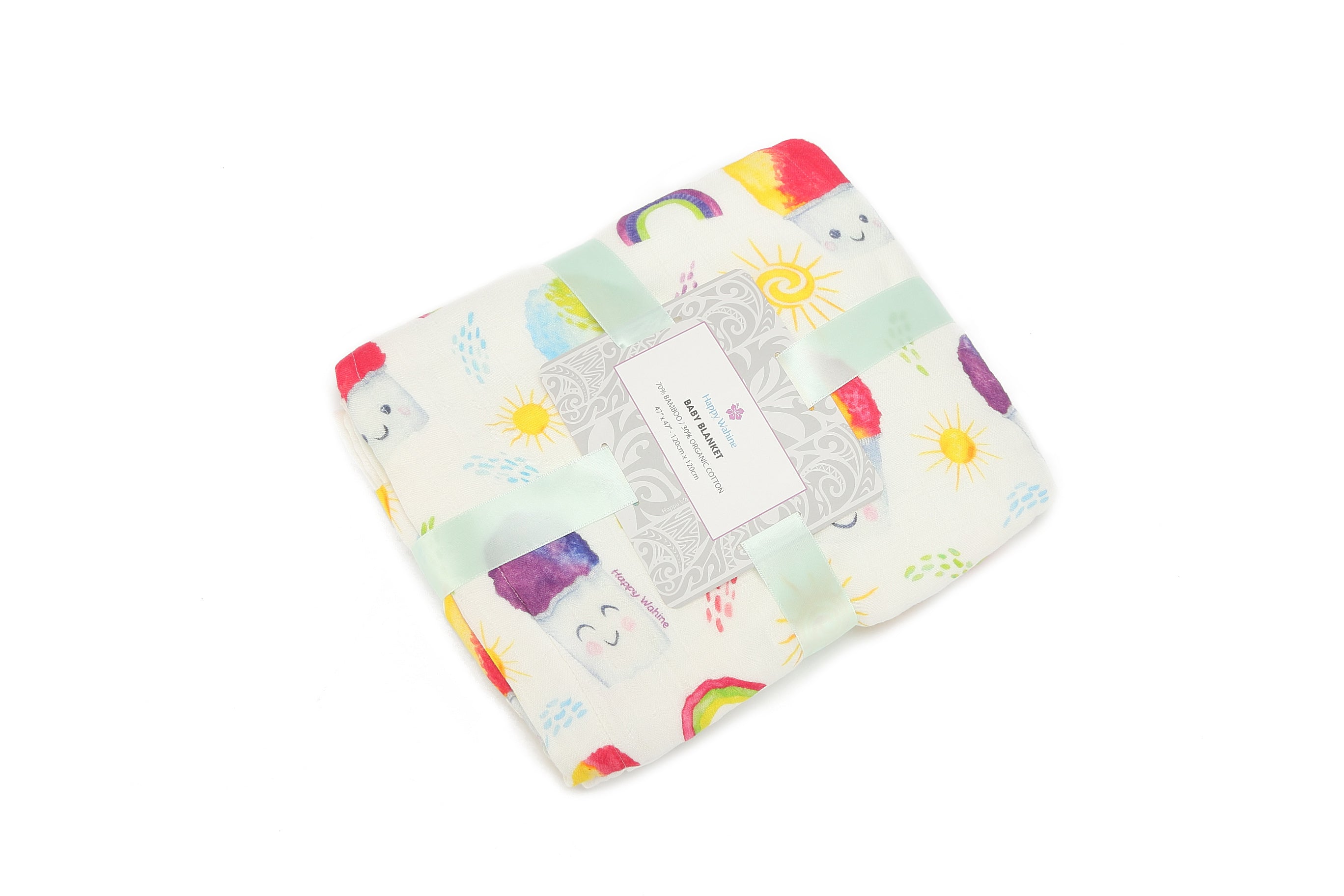 Premium Baby Blanket - Ultra Soft Shave Ice White for Newborns & Toddlers | Perfect for Nursery, Stroller, Swaddling & Cuddling