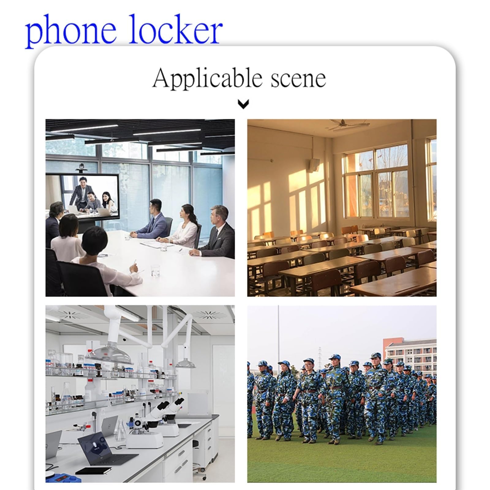 60-Slot Aluminum Alloy Wall Mount Phone Storage Cabinet - Durable Cell Phone Holder & Locker Organizer for Schools, Businesses, Offices & Retail Stores - Perfect for Classroom Management, Employee Device Storage & Customer Phone Security