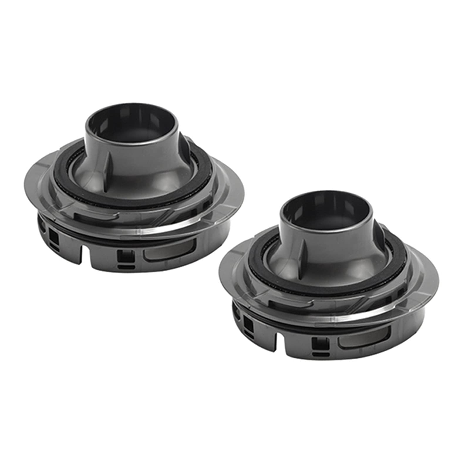 Dyson V7 V8 Vacuum Cleaner Replacement Motor Back Cover & HEPA Filter Cover - 2 Pack Light Grey - Compatible with Dyson Cordless Vacuums for Home Cleaning, Pet Hair Removal & Allergen Filtering