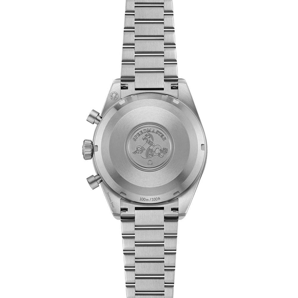 Speedmaster Pilot 40.85mm Men's Automatic Watch - Black Dial on Stainless Steel Bracelet | Luxury Aviation Timepiece for Pilots & Professionals