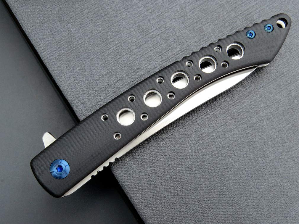 Eafengrow EF943 Folding Pocket Knife - Stainless Steel Blade, Lightweight EDC Camping Knife for Outdoor Adventures, Hiking, and Survival Gear