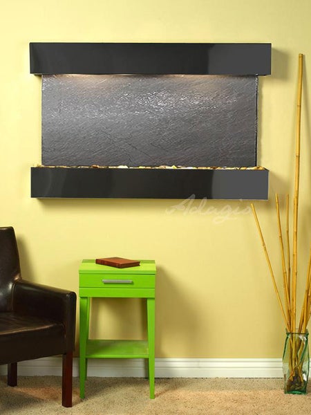 Adagio Sunrise Springs Square Blackened Copper Black Featherstone SSS1511 - Elegant Home Decor for Living Room, Bedroom & Office