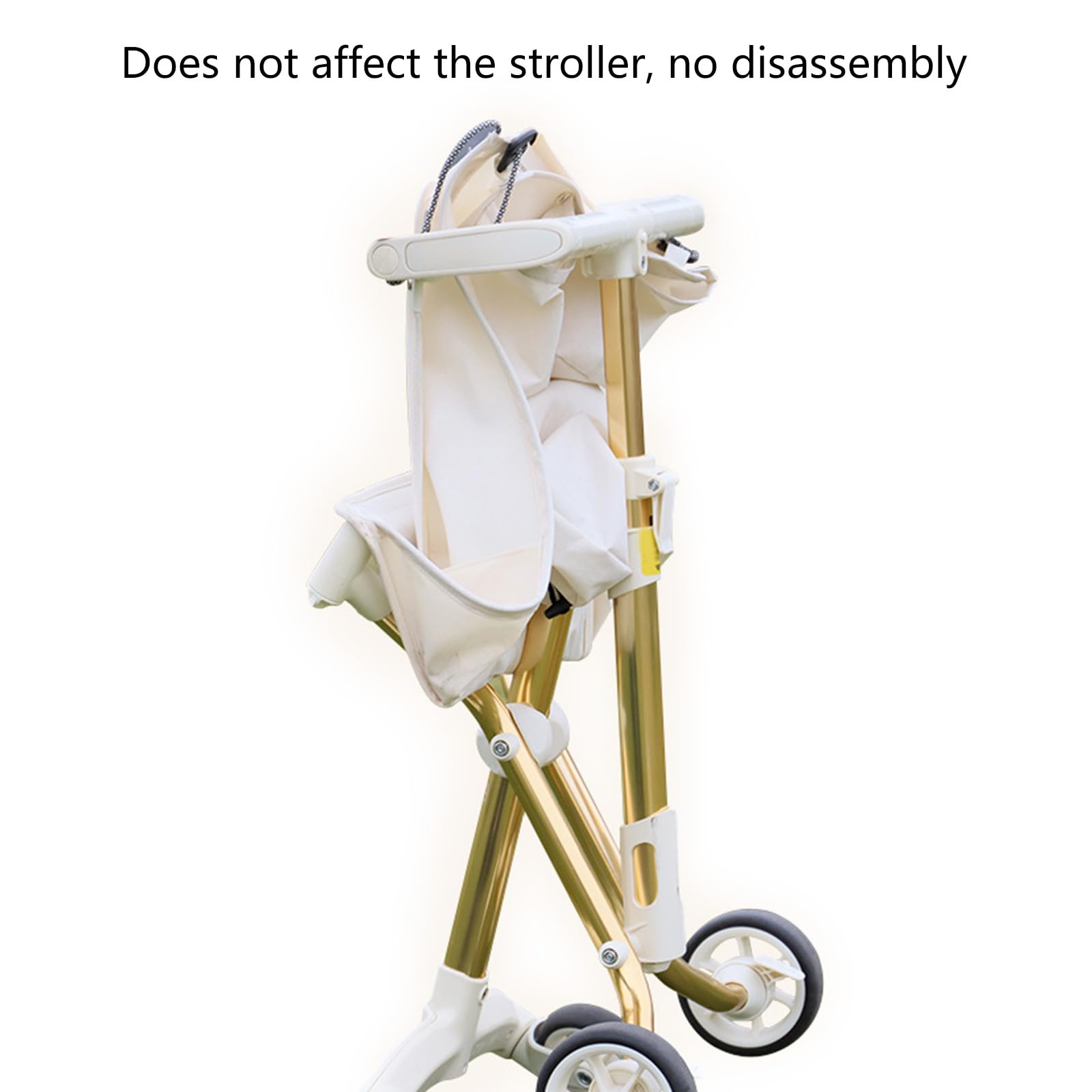 Baby Stroller Organizer Bag - Pram Storage Compartment for Diapers, Toys & Essentials | Hanging Travel Accessory for Parents on the Go | Perfect for Shopping, Walks & Road Trips