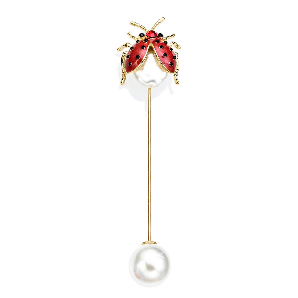 Elegant Cubic Zirconia Heart Lapel Pin Brooch - Crystal Balloon Shape Bouquet Corsage Stick Pin for Suit, Cardigan, Scarf & Hat - Wedding, Bridal, Prom Jewelry for Women & Men - Perfect for Anniversaries, Gifts & Formal Occasions