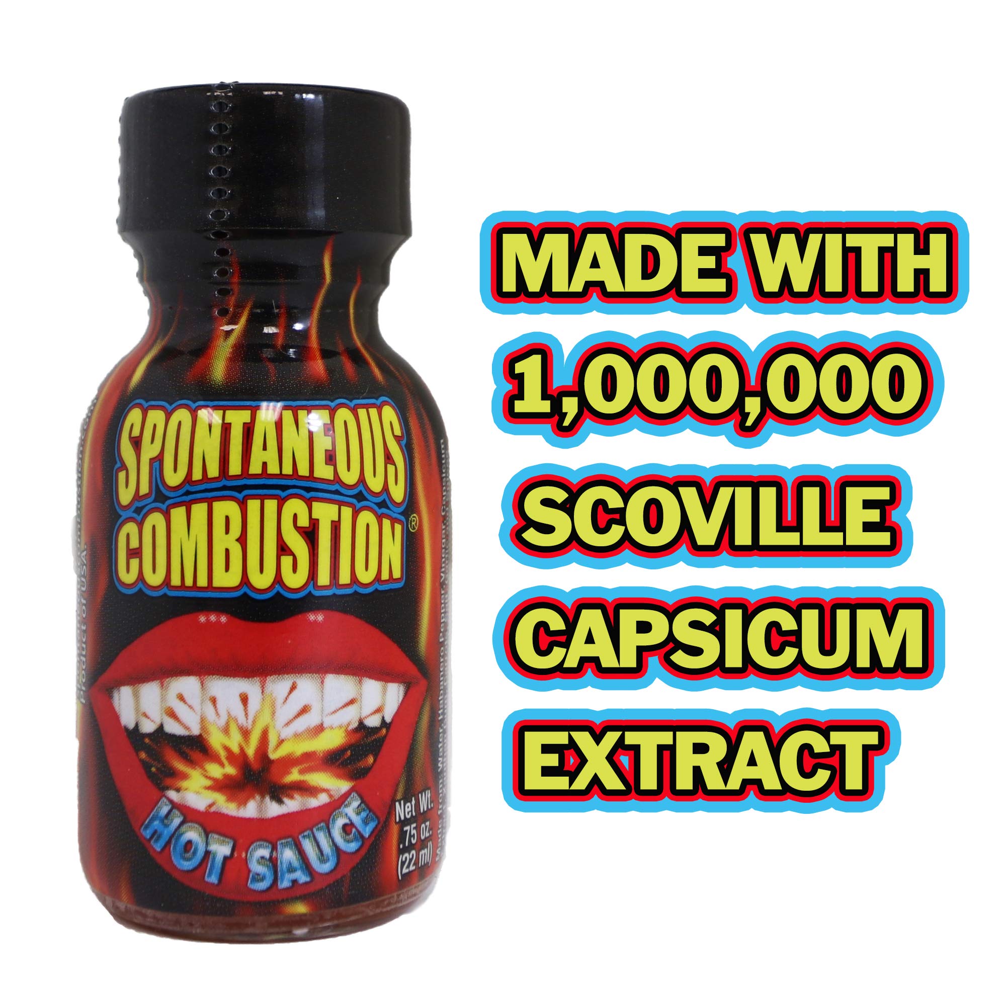 Spicy Habanero Hot Sauce Gift Set - 24 Pack Travel Size (0.75 oz Bottles) - Premium Gourmet Hot Sauce for Cooking, Gifting & Travel - Extreme Heat Challenge for Hot Sauce Lovers
