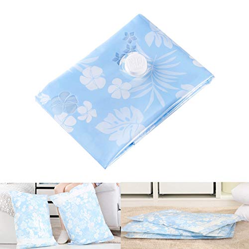 Thinken Vacuum Storage Bags for Clothes, Quilts & Household Items - Space Saving Orchid Pattern (80x110cm) | Perfect for Seasonal Clothing Storage, Travel Packing & Home Organization