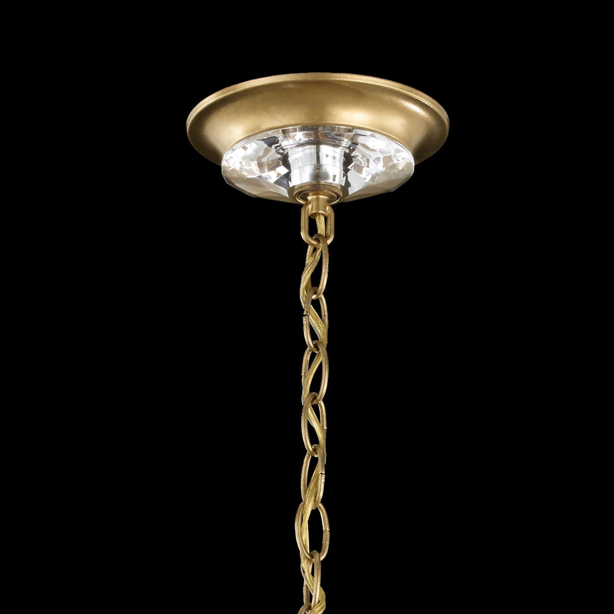 Stylish Helenia 6-Light Crystal Chandelier for Dining Room & Living Room - Modern Ceiling Lighting Fixture for Home Decor