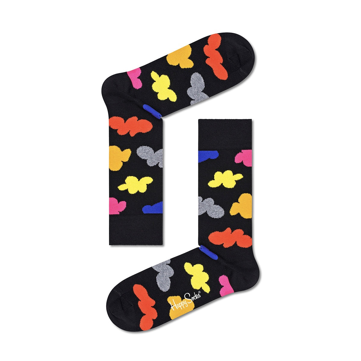 Happy Socks: Cloudy Socks - Fun & Colorful Cotton Crew Socks for Men & Women - Perfect for Casual Wear, Gifts & Everyday Comfort