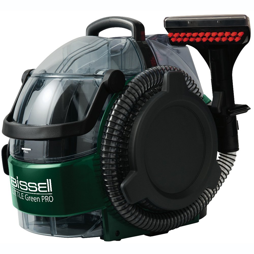 Bissell Little Green Pro Commercial Spot Cleaner BGSS1481 & Bissell Professional Spot and Stain + Oxy Portable Carpet Cleaner Machine with 32 oz Formula – Ideal for Home, Car, and Pet Stain Removal