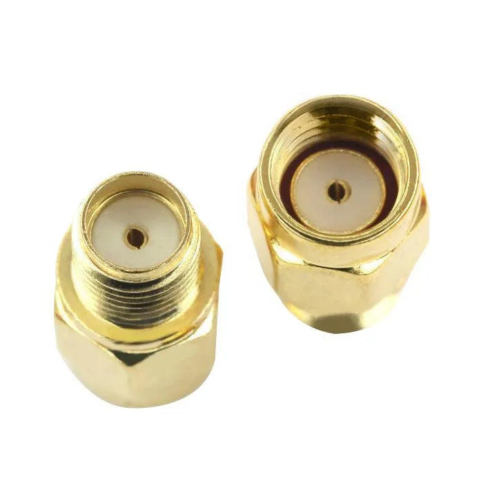 RP-SMA Female to SMA Female Antenna Adapter Converter - Compatible with WiFi Routers, Drones, and RF Devices