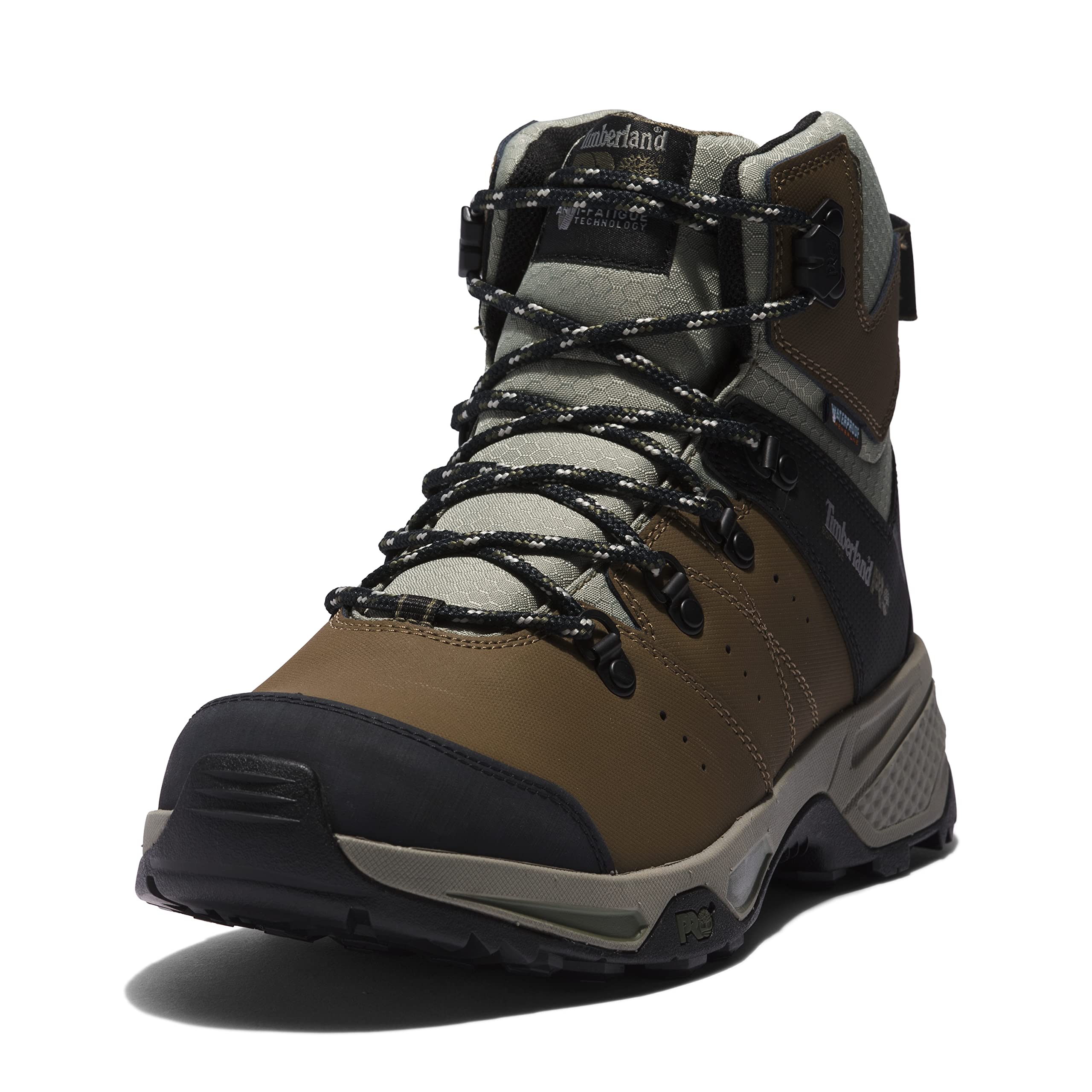 Timberland Men's Switchback Soft Toe Waterproof Work Boots - Durable & Comfortable for Construction, Hiking & Outdoor Activities