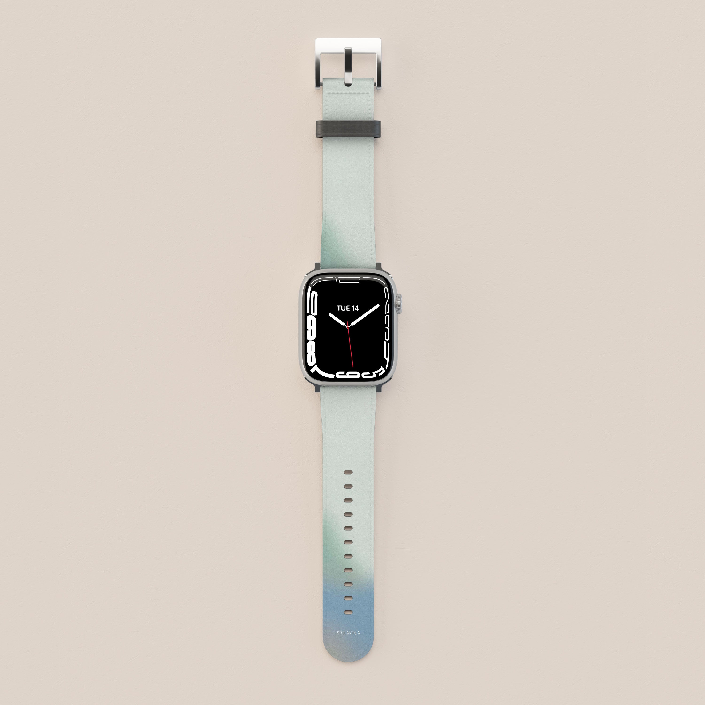 Premium Leather Apple Watch Band for Women & Men - Soft, Durable & Comfortable Strap for Apple Watch Series 9/8/7/6/5/SE - Perfect for Workouts, Office & Everyday Wear