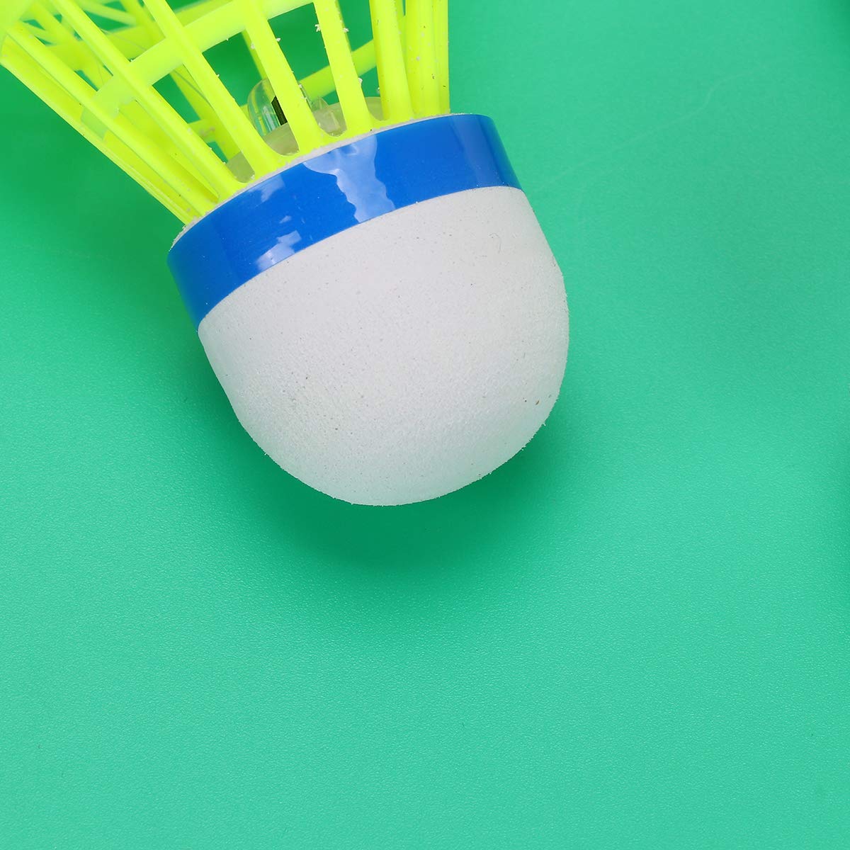 BESPORTBLE 8-Pack LED Glow in the Dark Badminton Shuttlecocks - Night Light Up Shuttlecocks for Outdoor/Indoor Play, School Sports & Fun Night Games