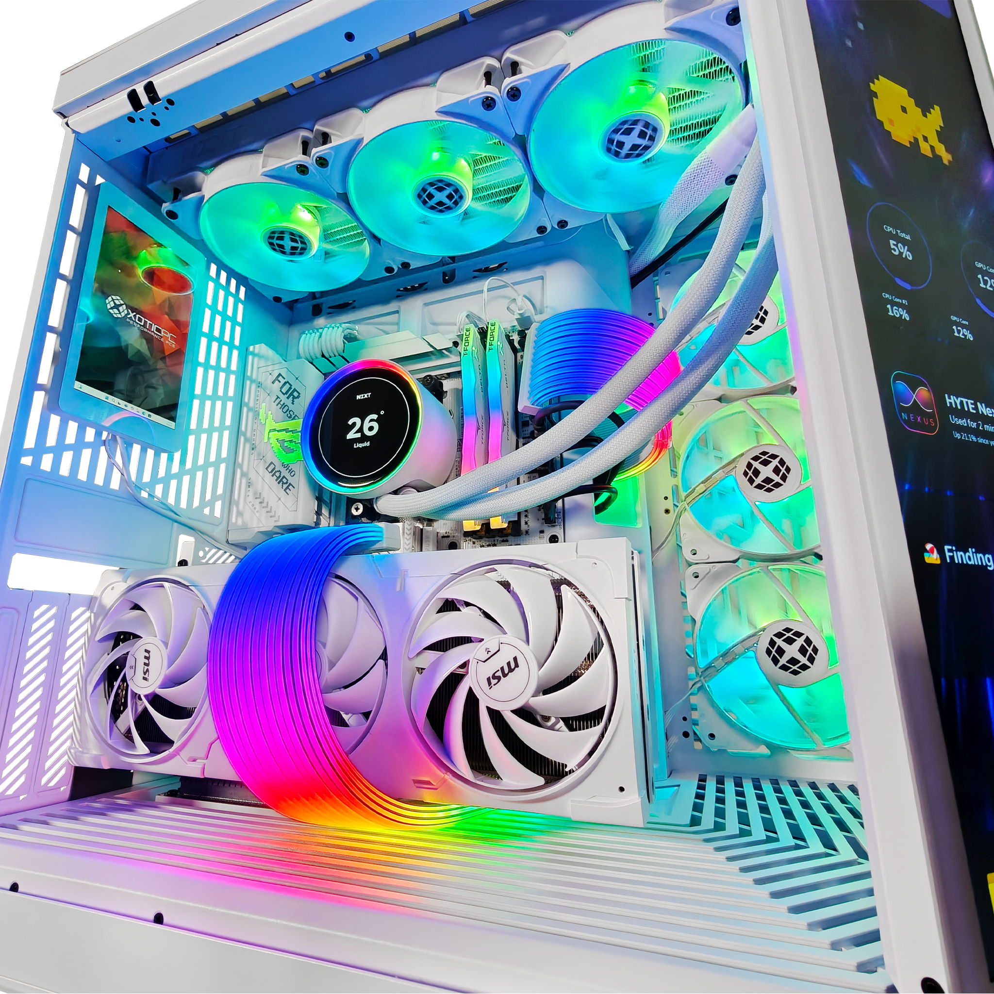 XOTIC PC GX13 HYTE Custom Built Gaming Desktop PC - High Performance Gaming Computer with RGB Lighting for Esports & Streaming | Perfect for Fortnite, Call of Duty & VR Gaming
