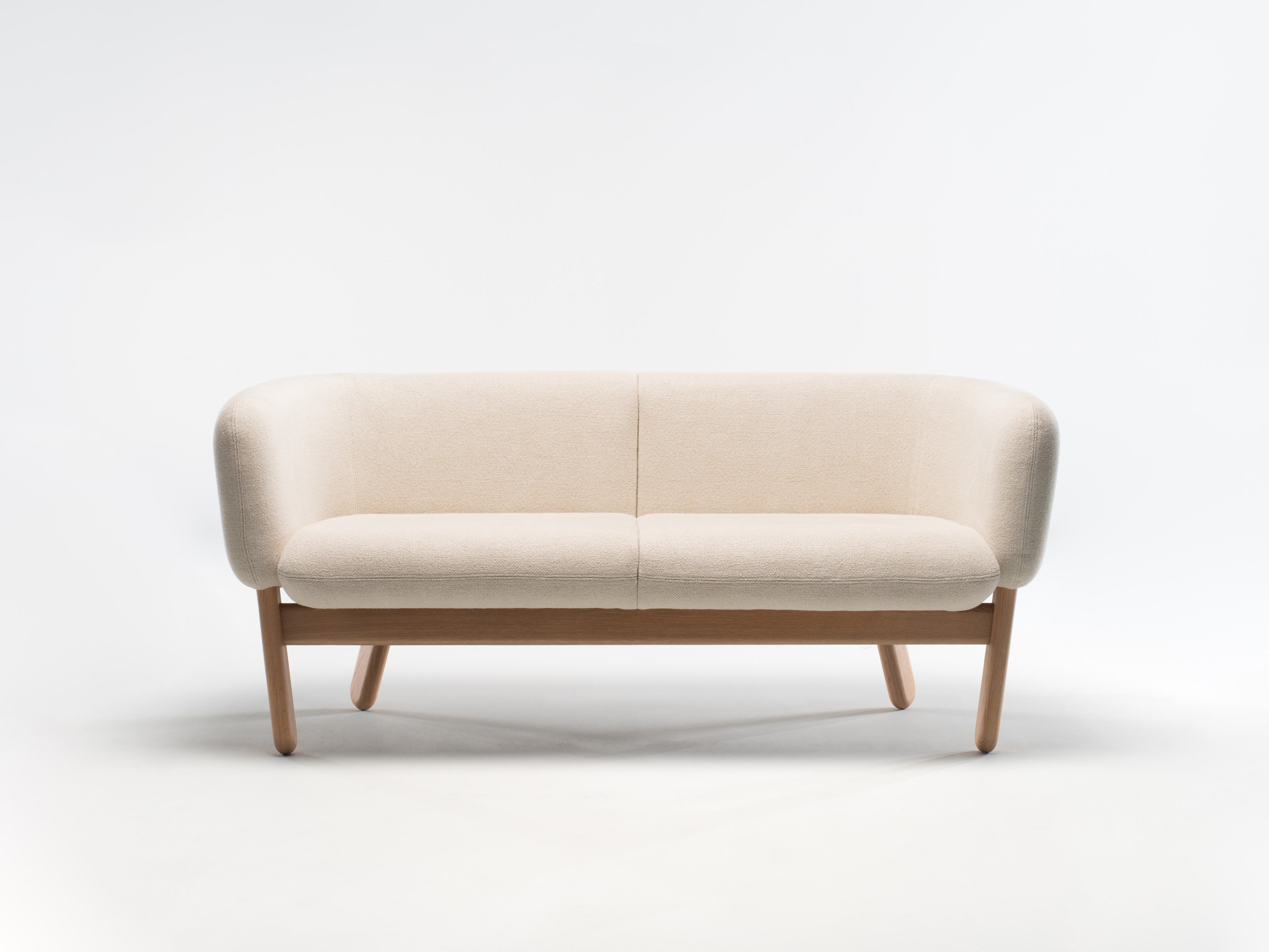 Modern Copal Sofa - Comfortable 3-Seater Fabric Couch for Living Room, Lounge & Office - Stylish Mid-Century Design with Soft Cushions - Perfect for Relaxing, Entertaining & Small Spaces