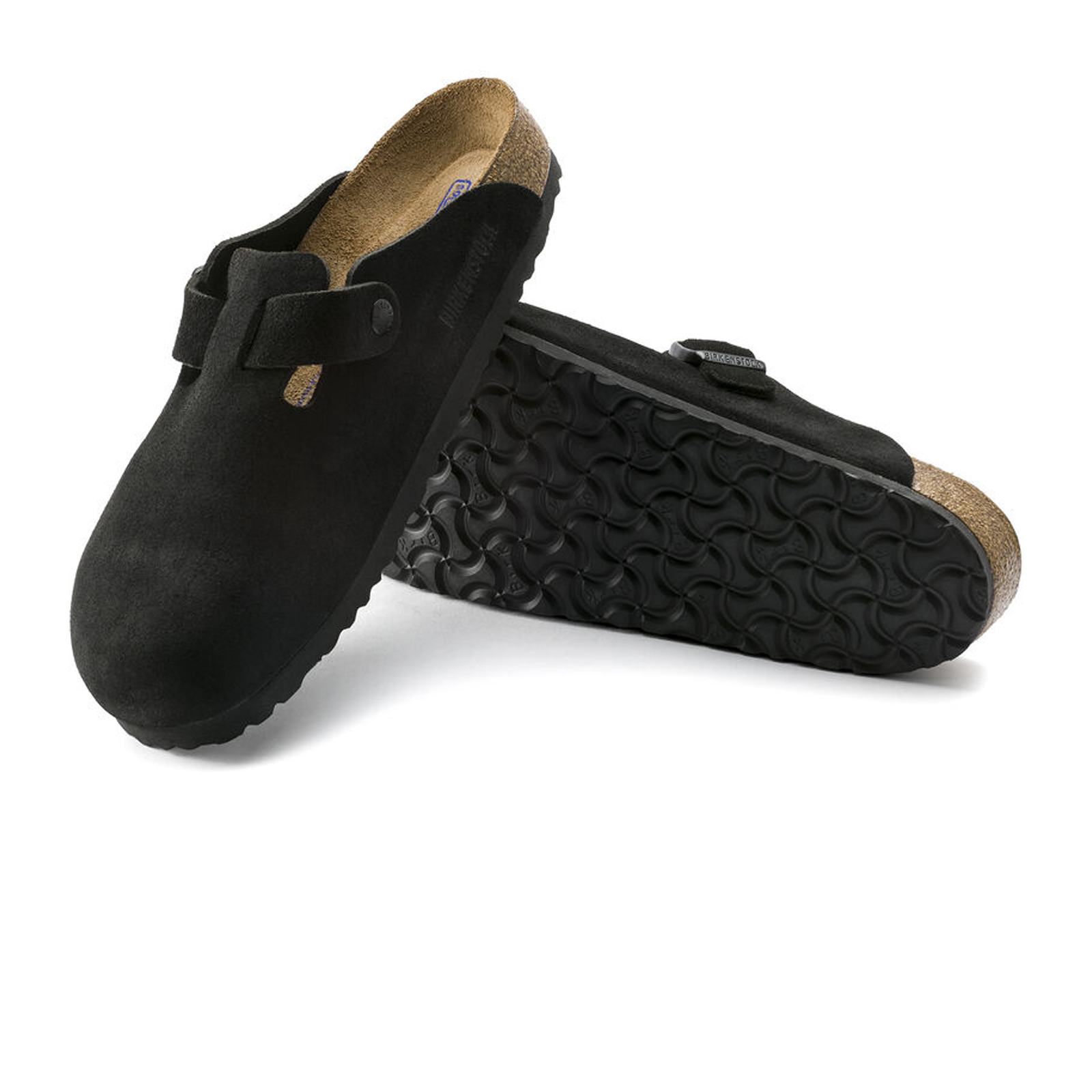 Birkenstock Boston Soft Footbed Narrow Clog for Men & Women - Black Suede Leather Comfort Shoes | Perfect for Casual Wear, Home & Office Slip-Ons