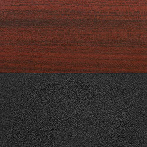Mahogany Table, Black Chairs