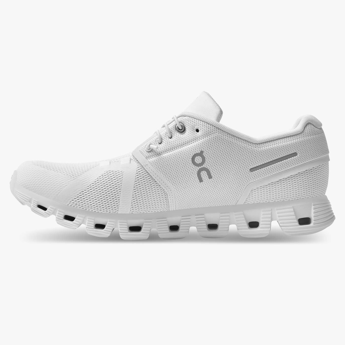 On Running Men's Cloud 5 Running Shoes - All White | Lightweight & Breathable for Road Running, Jogging & Gym Workouts