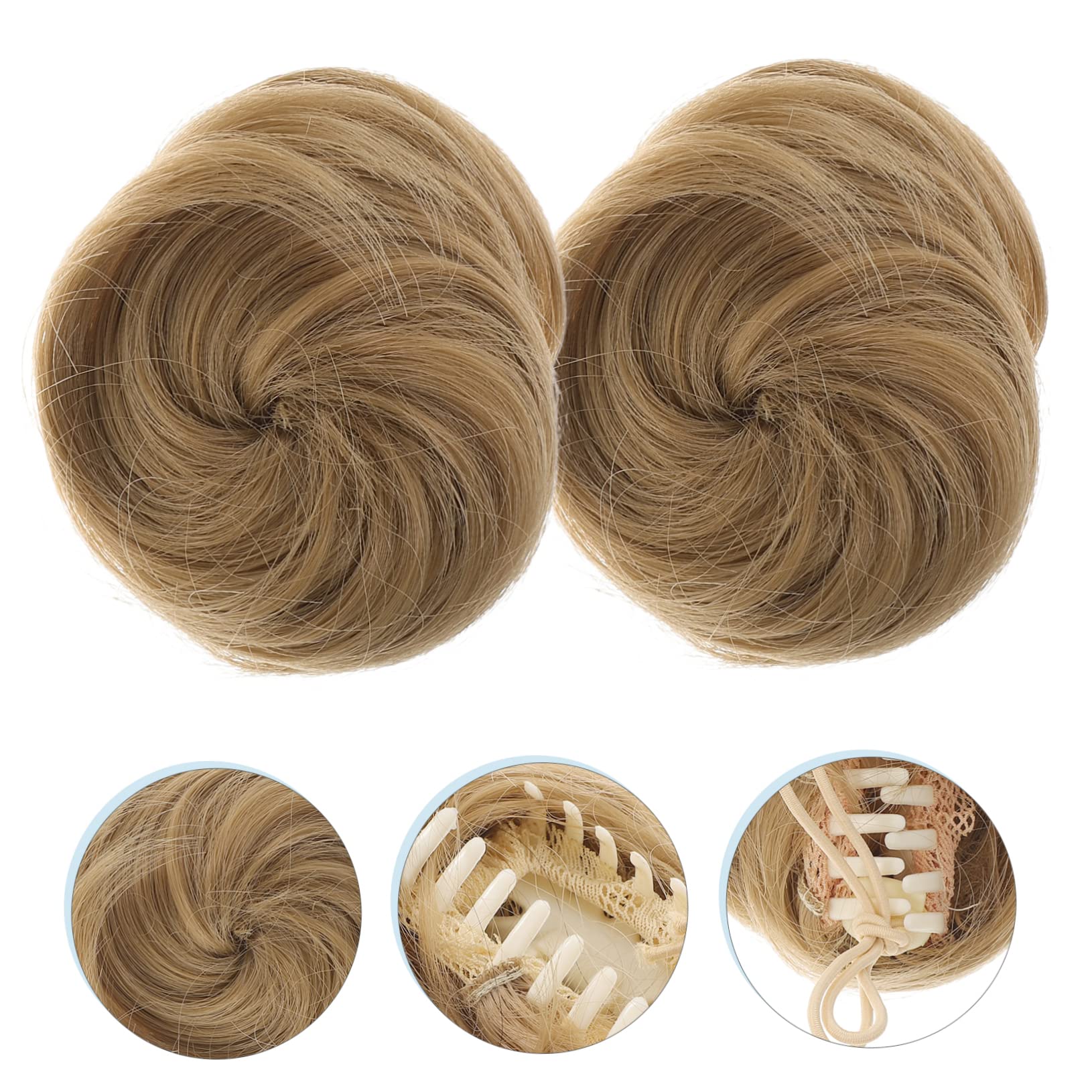 LALAFINA Hair Bun Extension - Fake Straight Hair Buns for Ponytail & Updo Hairstyles | Perfect for Weddings, Parties & Everyday Styling