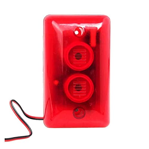 Wireless Door Alarm with 3/4 Mile Range & 120dB Siren - Flashing Strobe, Push Button & Contact Sensor - Ideal for Home Security, Business Entry Alerts & Elderly Safety Monitoring