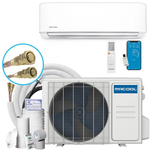 MRCOOL DIY Easy Pro® 18K BTU Ductless Mini Split Heat Pump Complete System - Energy Efficient Heating & Cooling Solution for Home, Garage, or Office - EZPRO 18 HP 23016