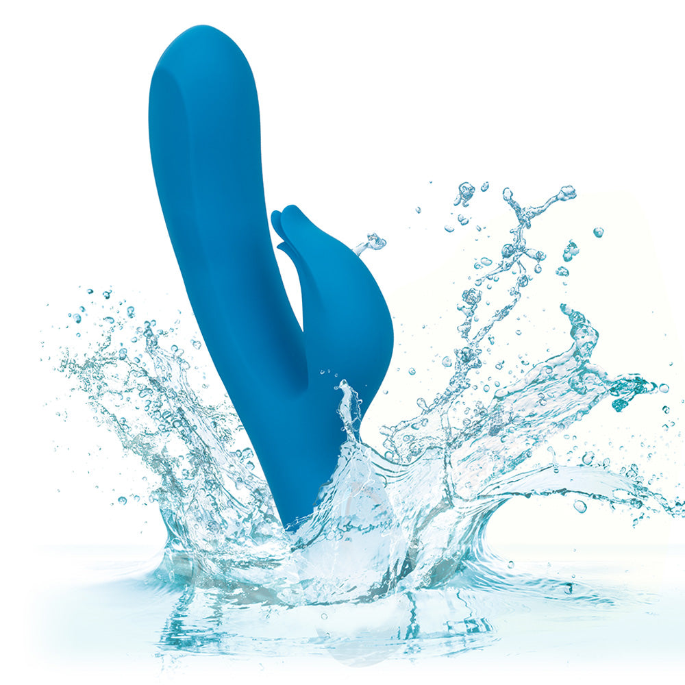 Premium Azure Collection Flutter G-Spot Rabbit Vibrator - Dual Stimulation for Women - Perfect for Solo Play & Couples Intimacy