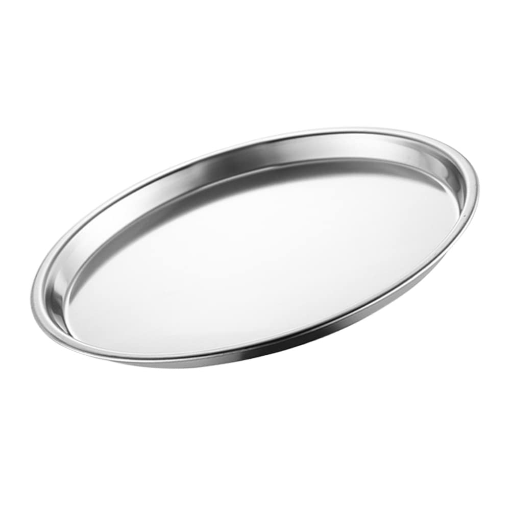 Stainless Steel Dinner Plates 16cm - Reusable for Camping, Picnic & Outdoor Dining