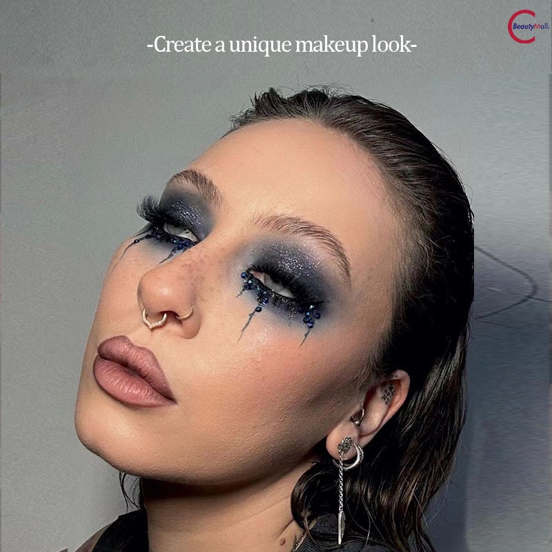 BEEKY BEAM Nightfall Coffin Eyeshadow Palette - 12 Matte & Shimmer Shades, Vegan & Cruelty-Free Makeup for Smokey Eye & Evening Looks - Perfect for Party, Date Night & Special Occasions