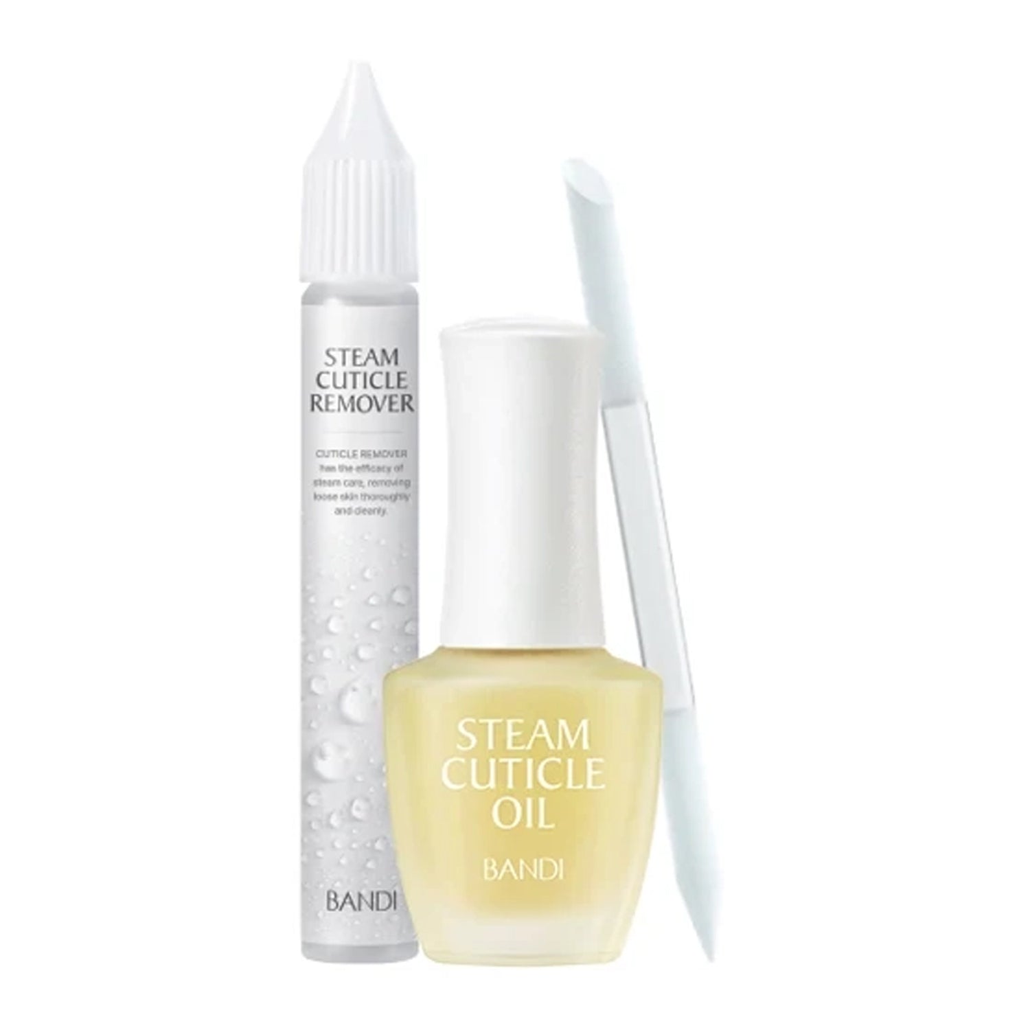 BANDI 3-Step Steam Cuticle Care Set for Nails - Softens, Exfoliates & Moisturizes | Perfect for Manicures, Pedicures & At-Home Nail Care