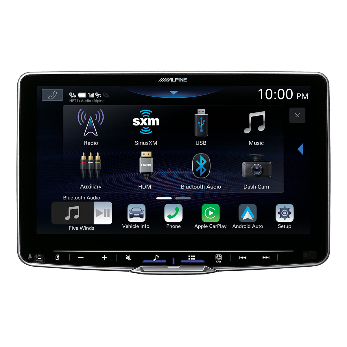 Alpine iLX-F509 Halo9 9-Inch High-Resolution Digital Multimedia Car Stereo Receiver - Perfect for Jeep, Truck & SUV Upgrades