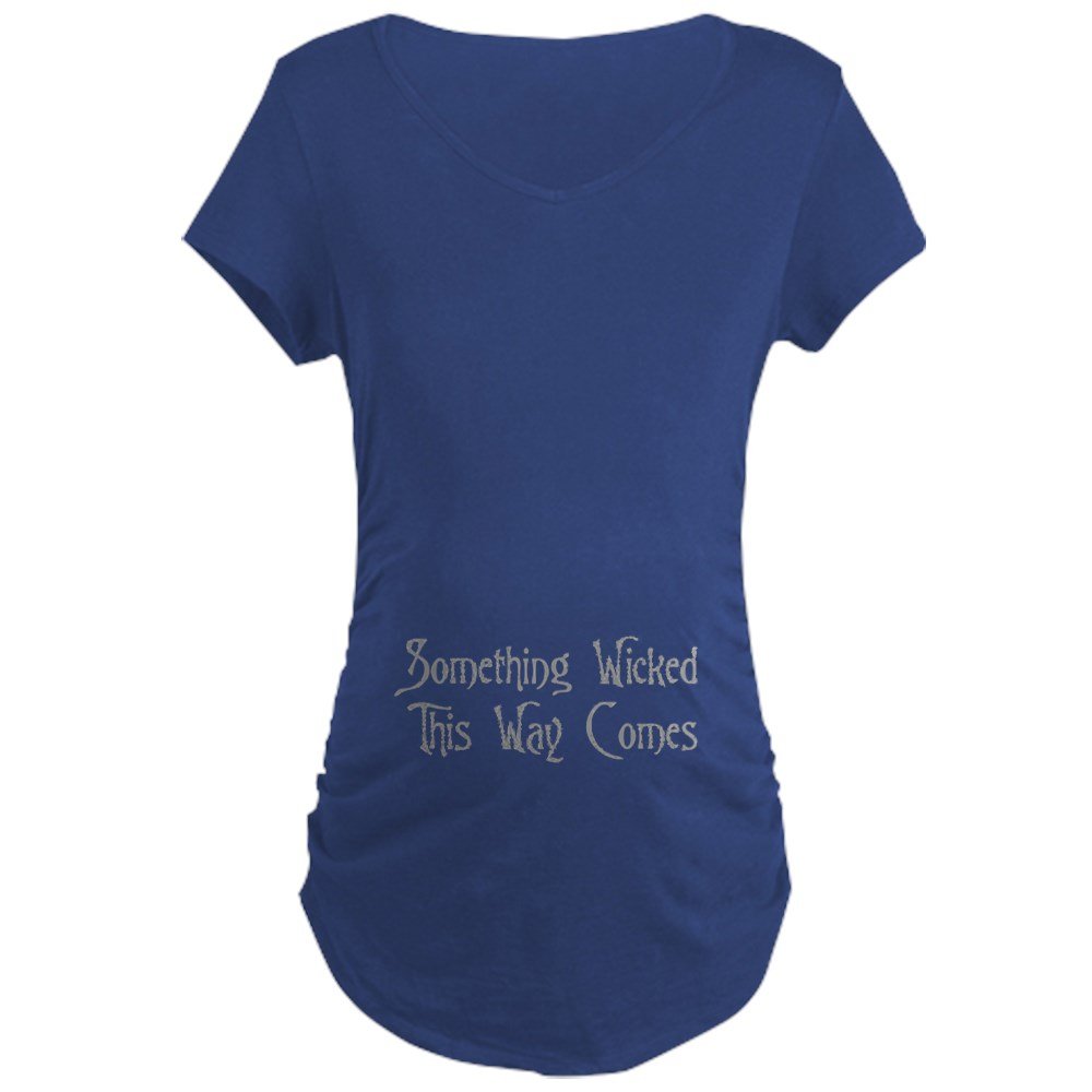 Something Wicked Maternity T-Shirt - Funny Pregnancy Tee for Women | Comfortable Cotton Maternity Shirt for Baby Showers, Gender Reveals & Pregnancy Announcements
