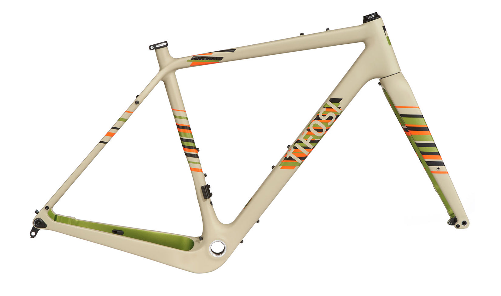 Tifosi Cavazzo Disc Road Bike Frameset - Lightweight Carbon Fiber Frame for Racing & Endurance Cycling | Perfect for Road Biking, Triathlons & Long-Distance Rides