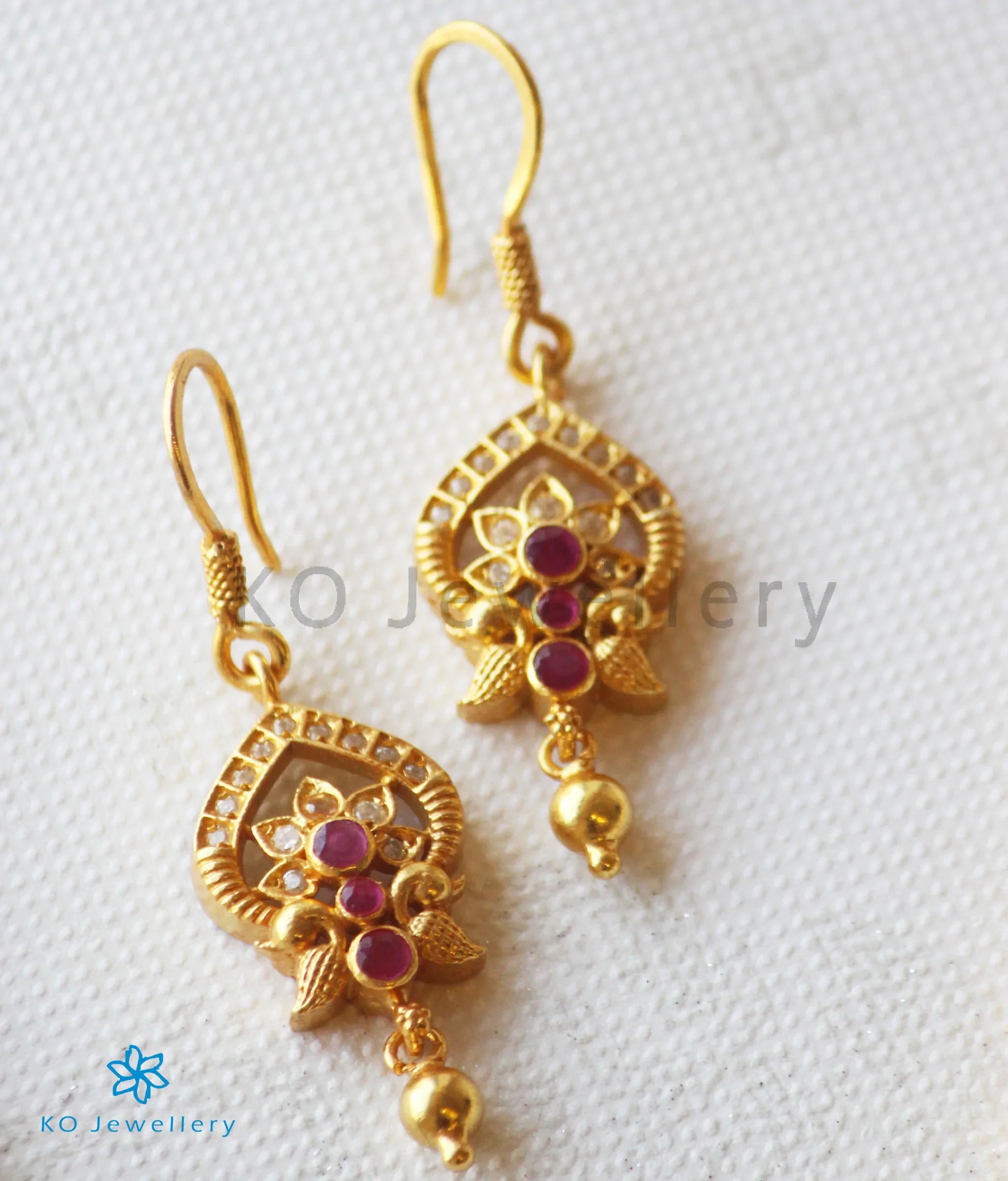 Exquisite Silver Peacock Kempu Earrings for Women – Handcrafted Indian Jewelry for Weddings, Parties & Special Occasions
