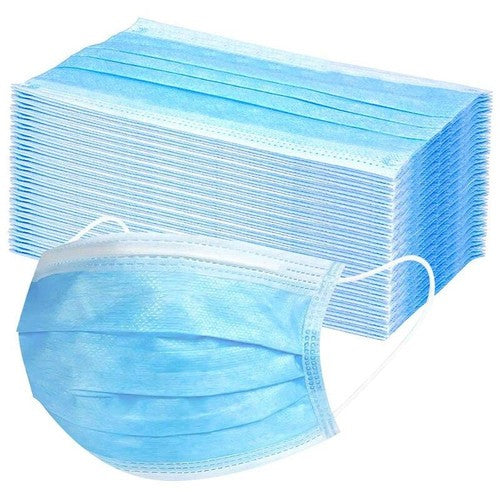 50-Pack Disposable Face Masks - 3-Ply Breathable Protection for Daily Use, Travel & Public Safety | FDA Approved | Comfortable & Lightweight